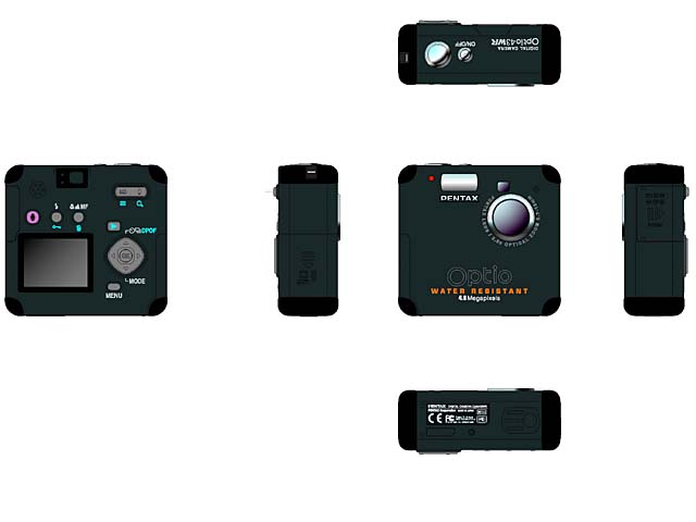 PENTAX Optio M10 オールド デジカメ 単三電池使用 コンパクトデジタル