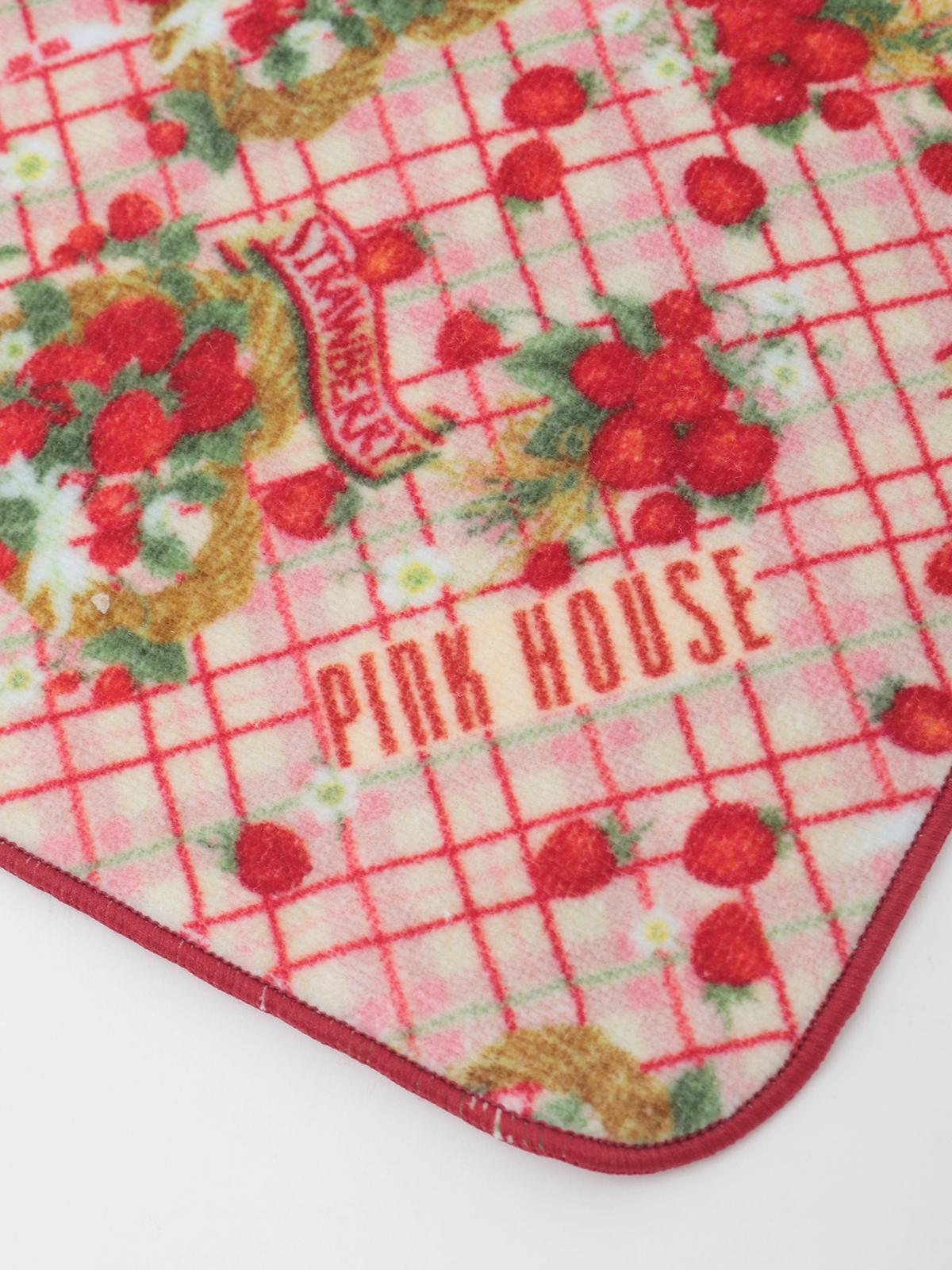 苺リースプリントハンドタオル｜ピンクハウスオフィシャルオンライン