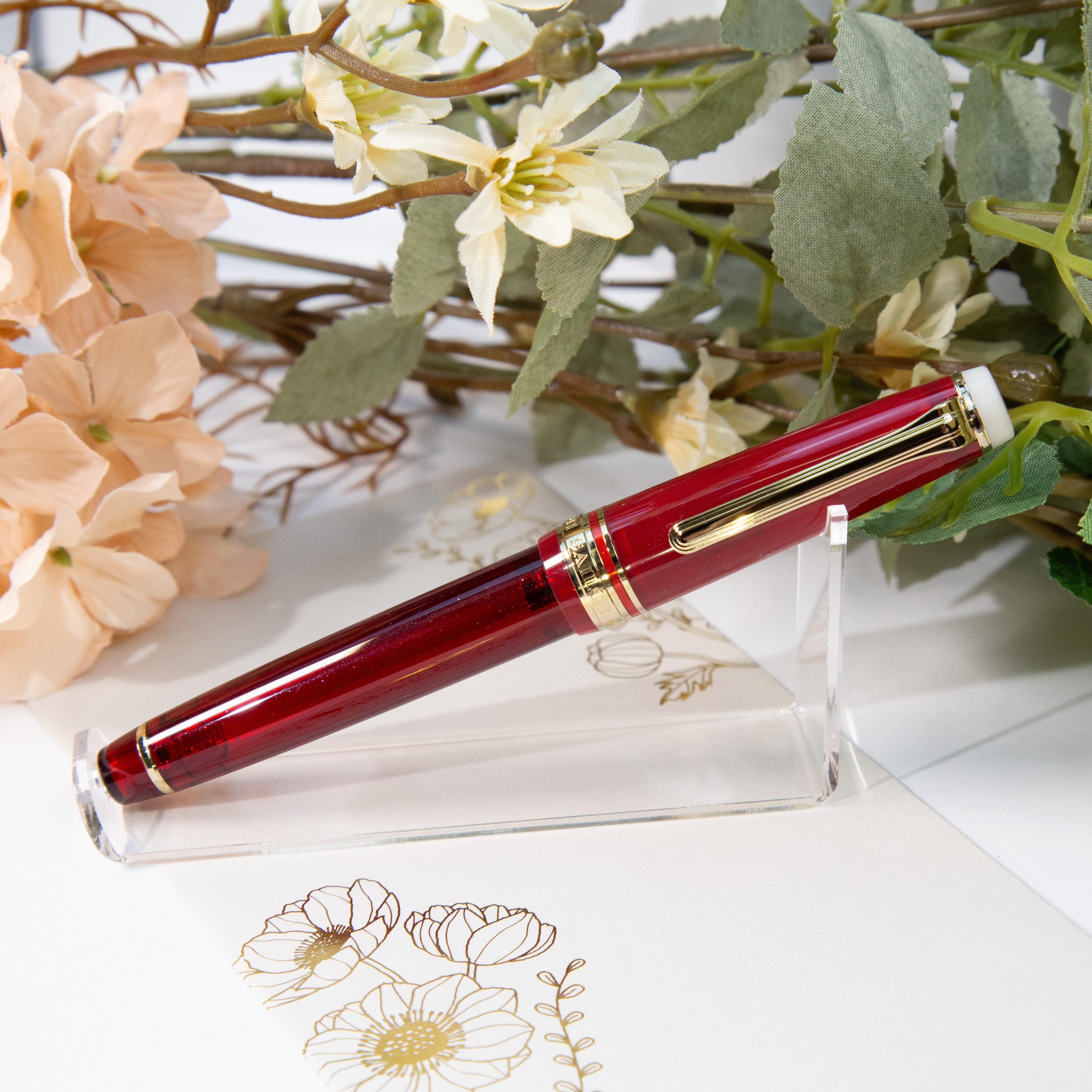 世界のティータイム スリム万年筆 フィーカ ハロングロットル – Poesie文具