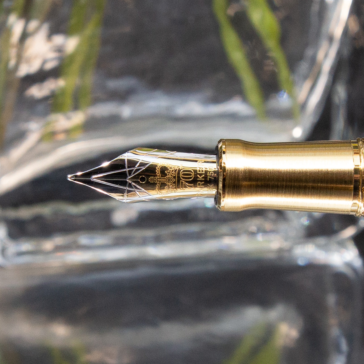 PARKER パーカー 限定品 万年筆 デュオフォールド クィーンズ プラチナ