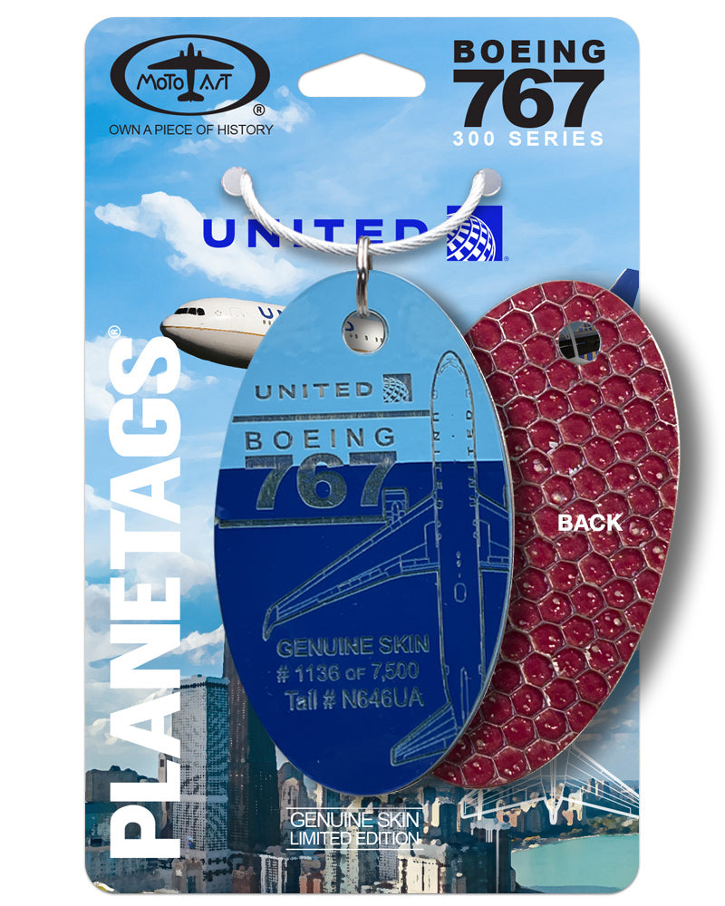 United Airlines® 767-N646UA – MotoArt PlaneTags