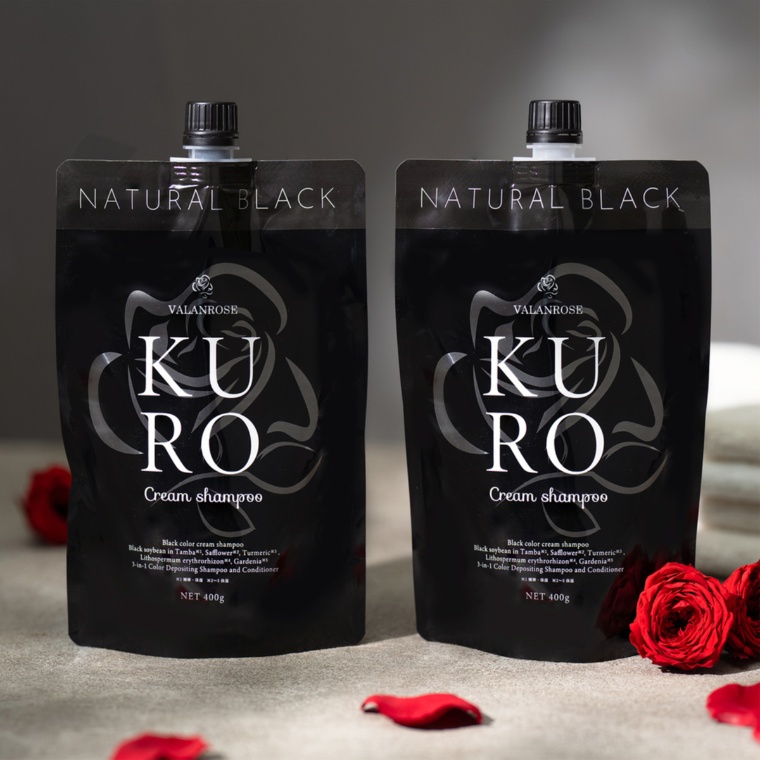 KURO クリームシャンプー 400g 2本セットダークブラウン KURO クリーム