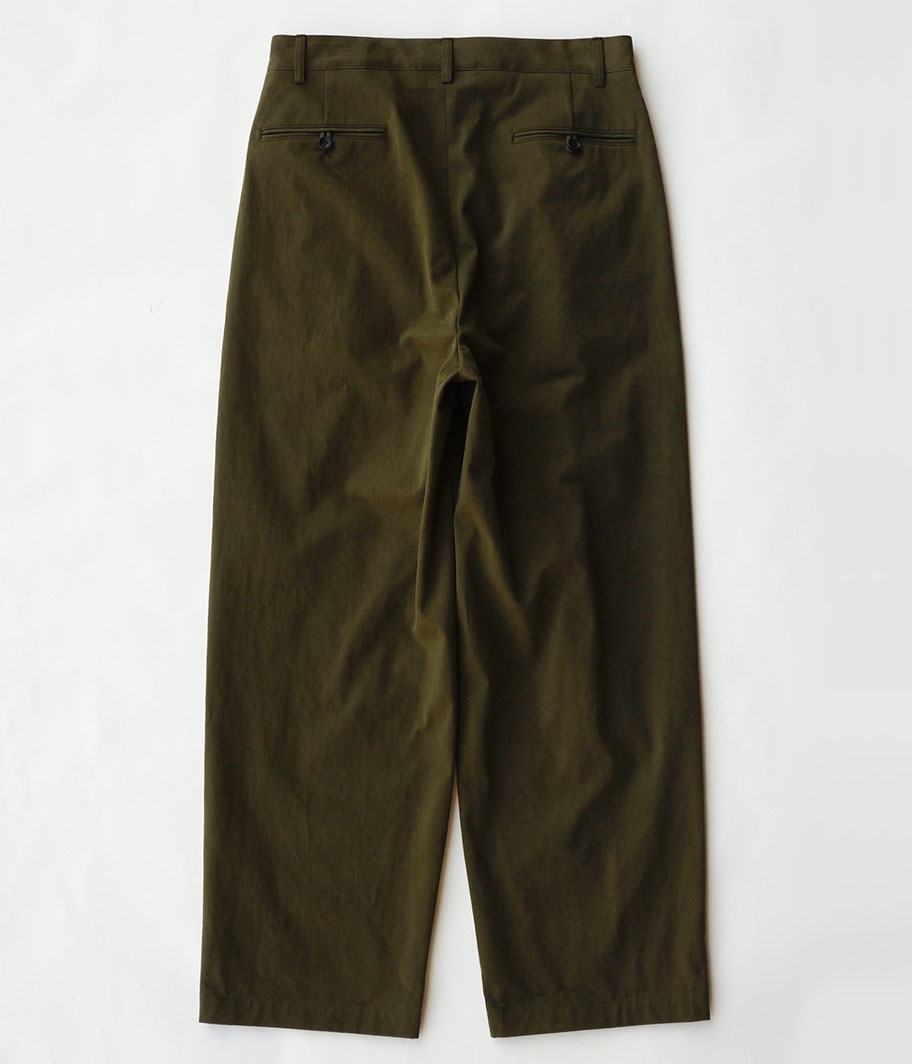 A.PRESSE Chino Trousers [OLIVE] - Fresh Service NECESSARY or