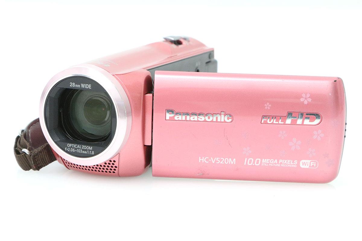 Panasonic HC-V520M ビデオカメラ さくらピンク バッグ付き Panasonic