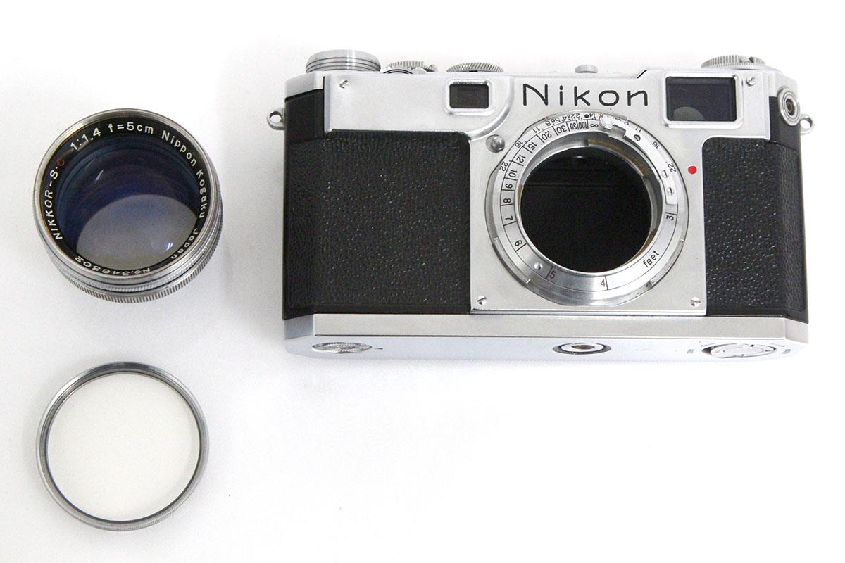 S2 ボディ 前期 Nikkor-S・C 5cm F1.4 レンズ付 γA6061-3U2B-ψ