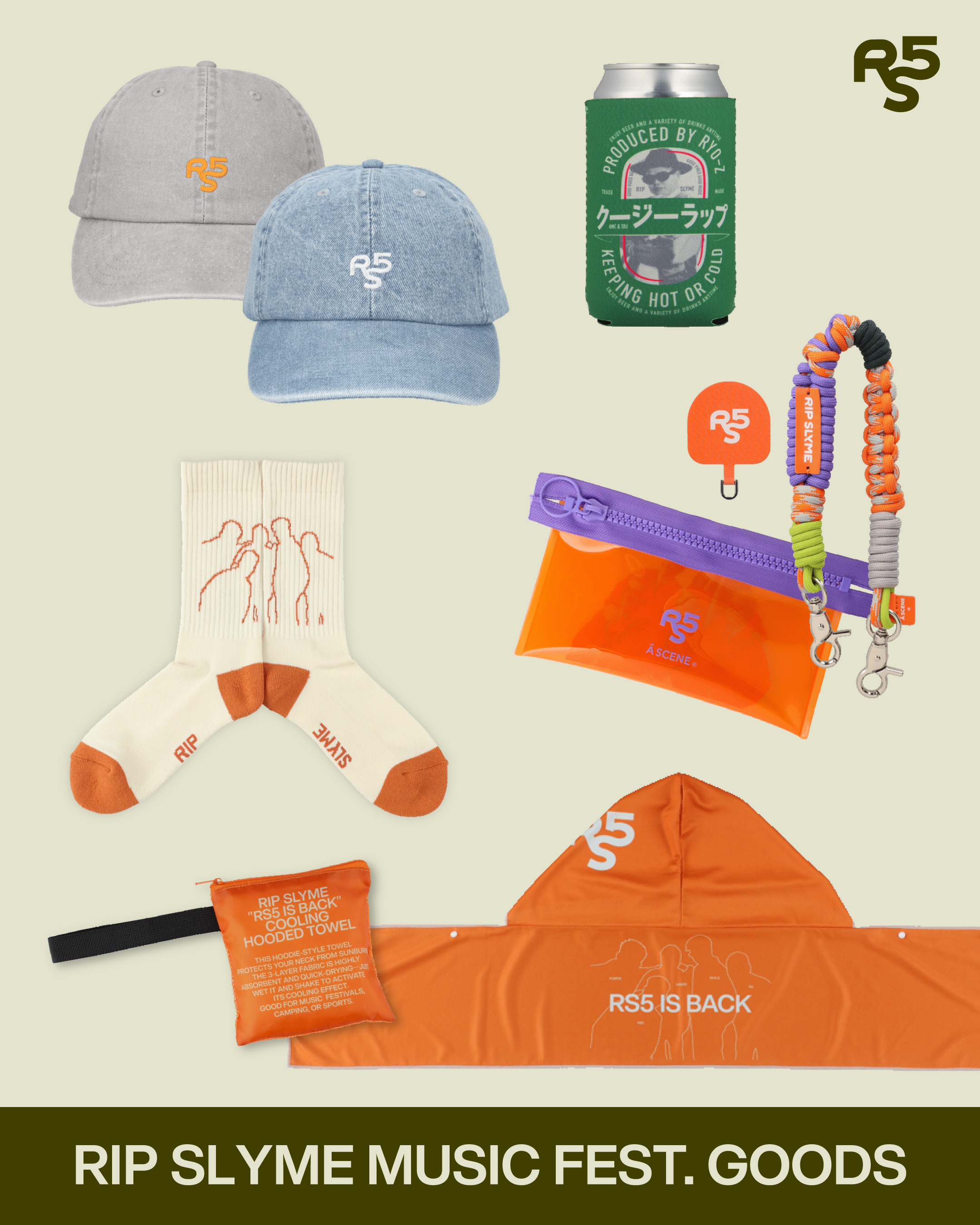 ☆RIP SLYME ライブグッズ3点セット☆ NEW＞フェスグッズ、ONLINE