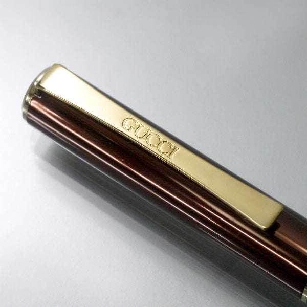 OLD Gucci シェリーラインボールペン（茶/箱付き） – Vintage Shop Rococo