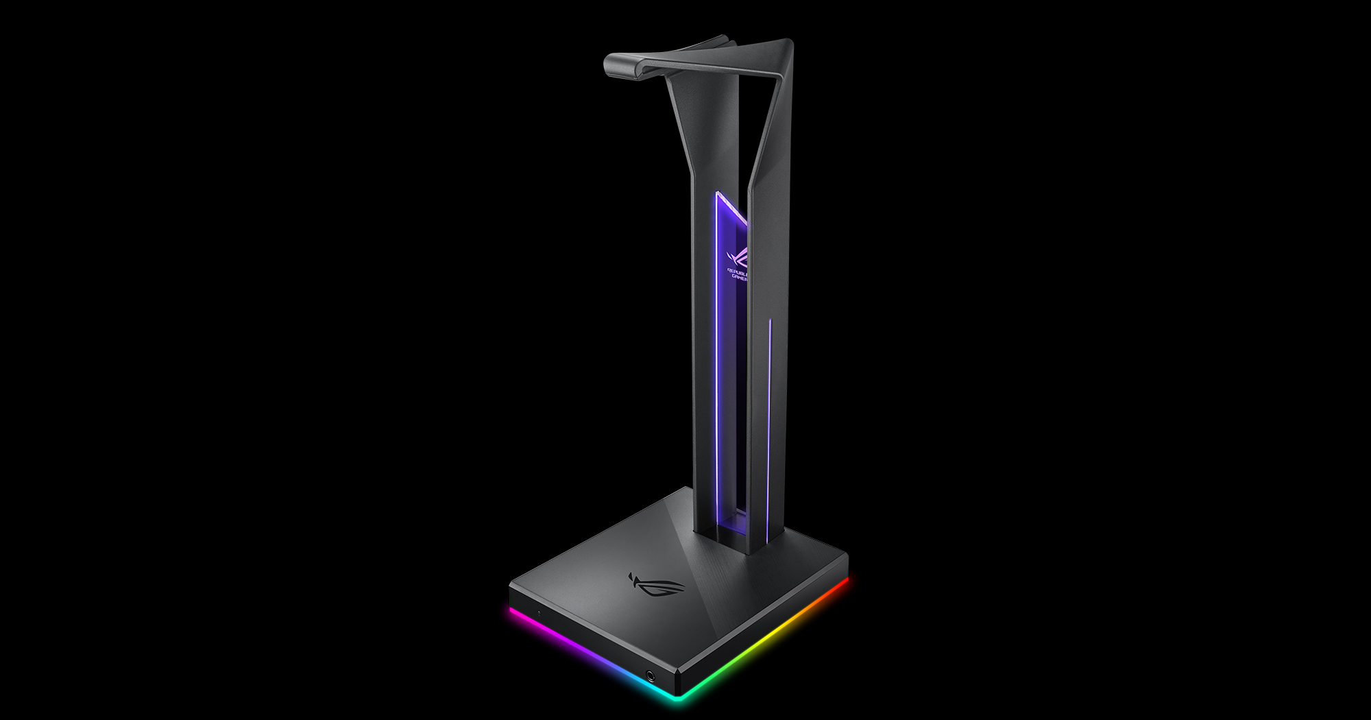 The ROG Throne Qi is a multi-functional home for your headphones