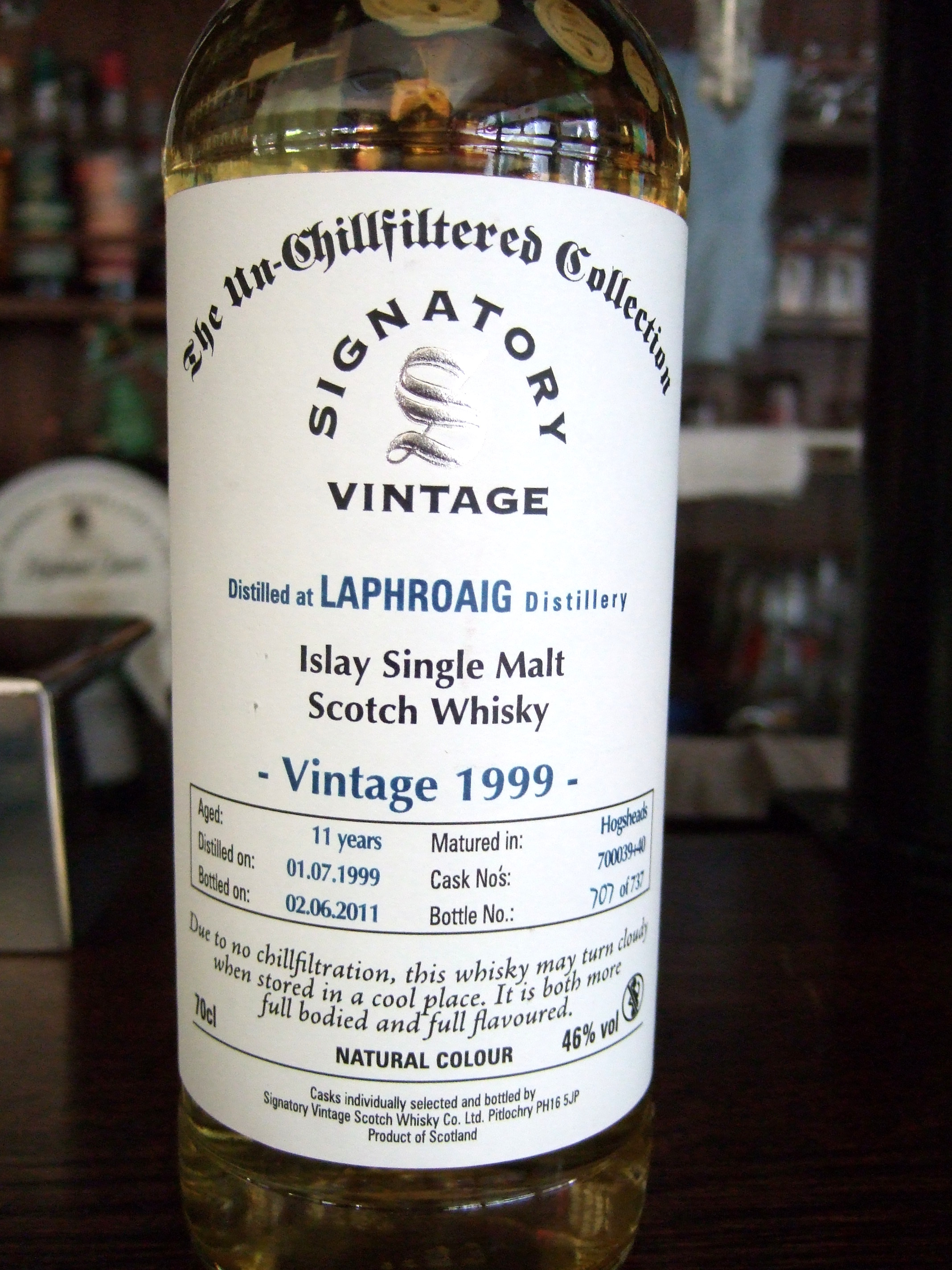 ラフロイグ1988 シグナトリー