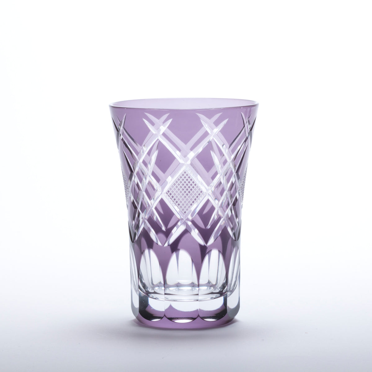 L*o様 江戸切子 ☆ 伝統工芸士 石塚春樹 ☆ 菊繋ぎ文様 ペアタンブラー