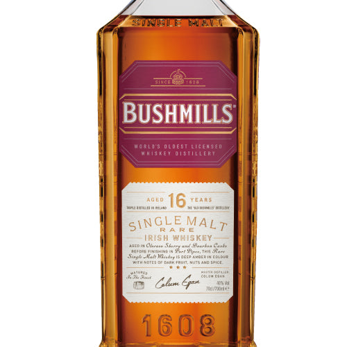 ブッシュミルズ シングルモルト 16年 40% 700ml 箱付 アイリッシュ