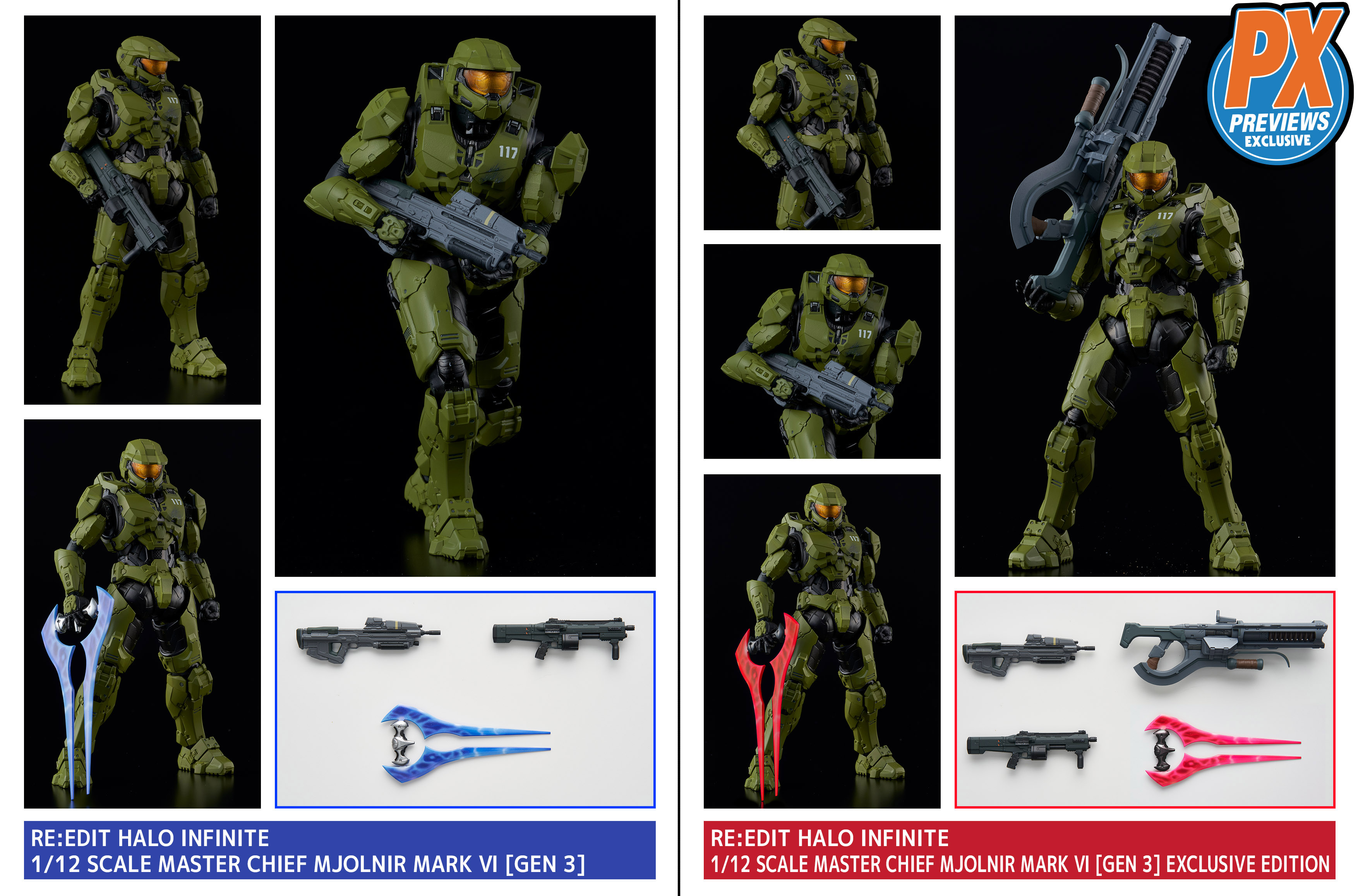 RE:EDIT HALO INFINITE マスターチーフ フィギュア 1/12 Amazon.co.jp