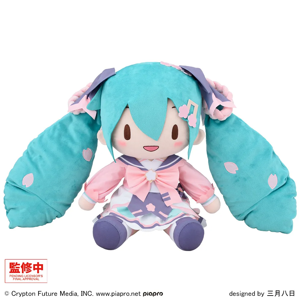 グッズ]初音ミク 新学期 ふわぷち ぬいぐるみ（LL）｜プライズ・くじ
