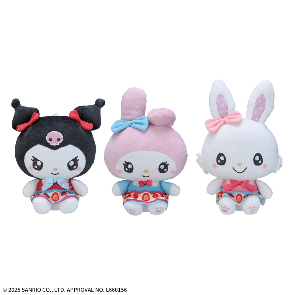 ゆるかわ Sanrio キャラクターズ 着ぐるみ ぬいぐるみ 7点 セット ゆる
