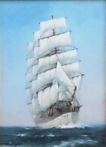 鈴木政輝 えがく 壮途 ジグソーパズル 油彩・帆船画シリーズ 1000