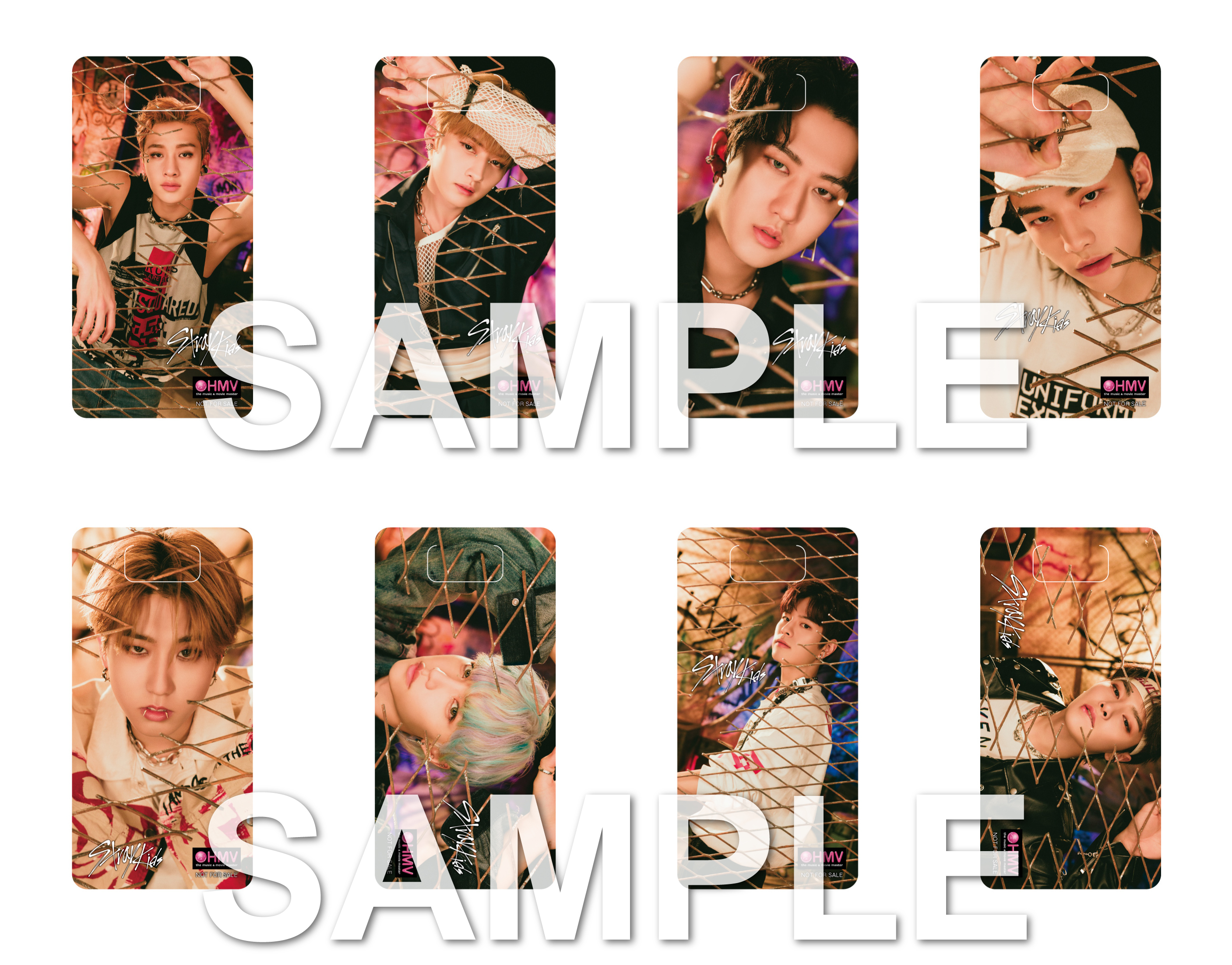 Stray Kids スキズ メンバー全員直筆サイン入りポストカード Stray