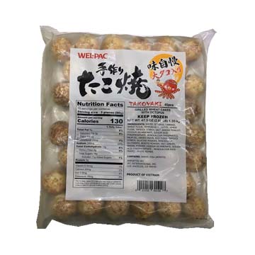 WELPAC TAKOYAKI 45PC 4/2.97 # - JFC International