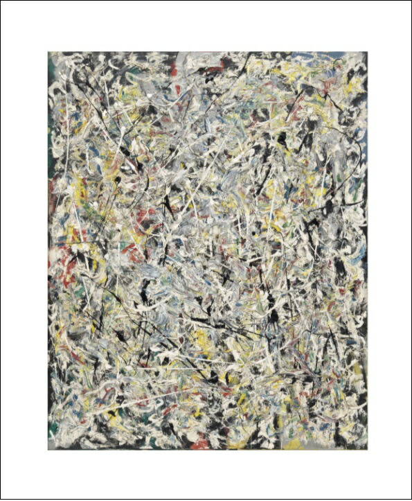 楽天市場】【ジャクソン・ポロック アルミ額装ポスター】Number 9,1949
