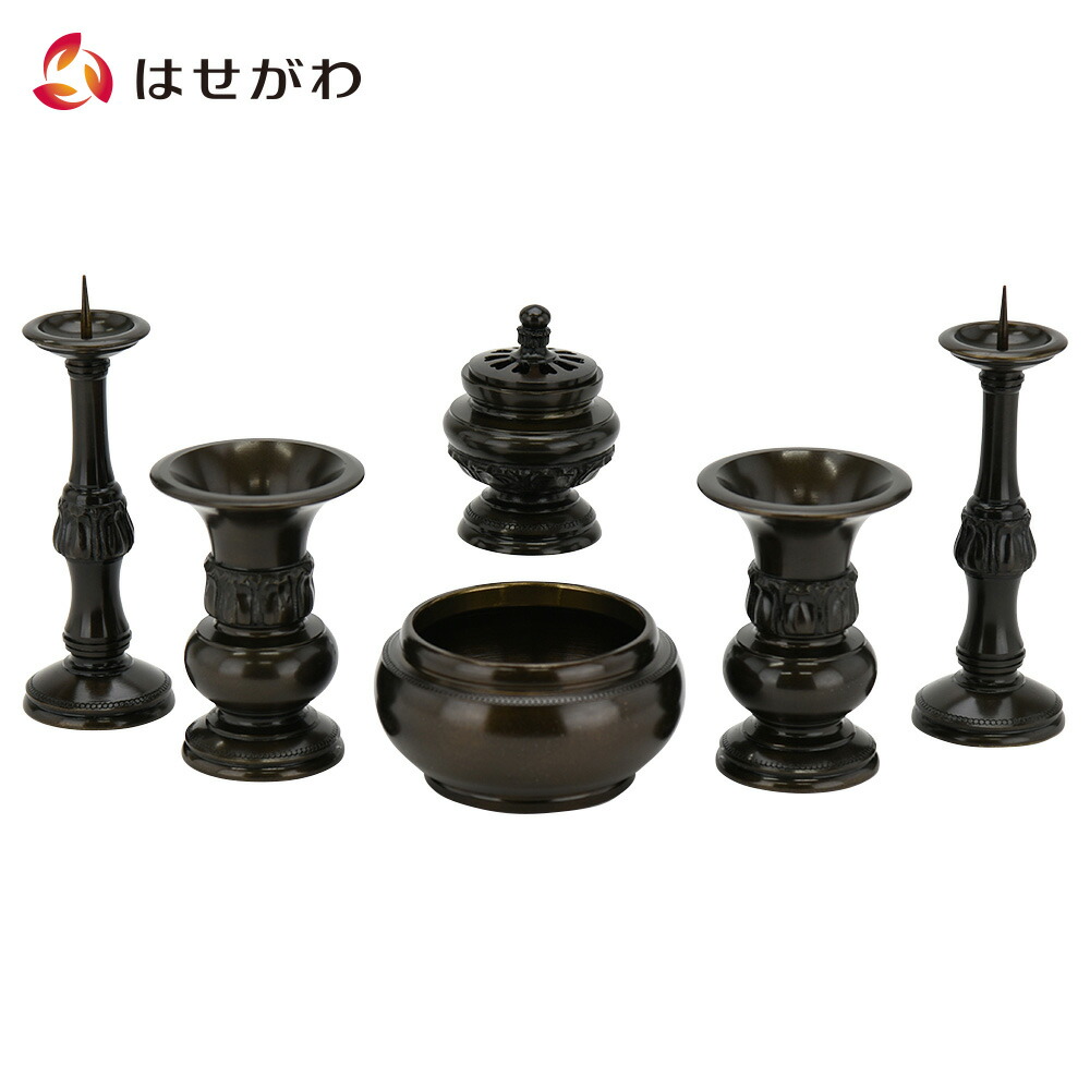楽天市場】【P5倍+クーポン!本日2/10最終日】 仏具 三具足 国産 三つ