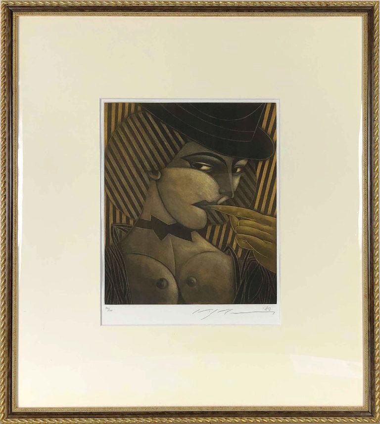 楽天市場】池田満寿夫 「サロメの子ども」 銅版画 : 小野画廊