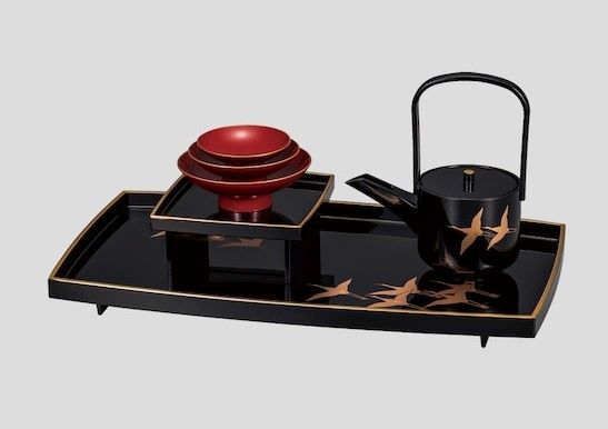 楽天市場】木製 屠蘇器 おとそセット 越前漆器 溜塗り 旭形 漆塗り お