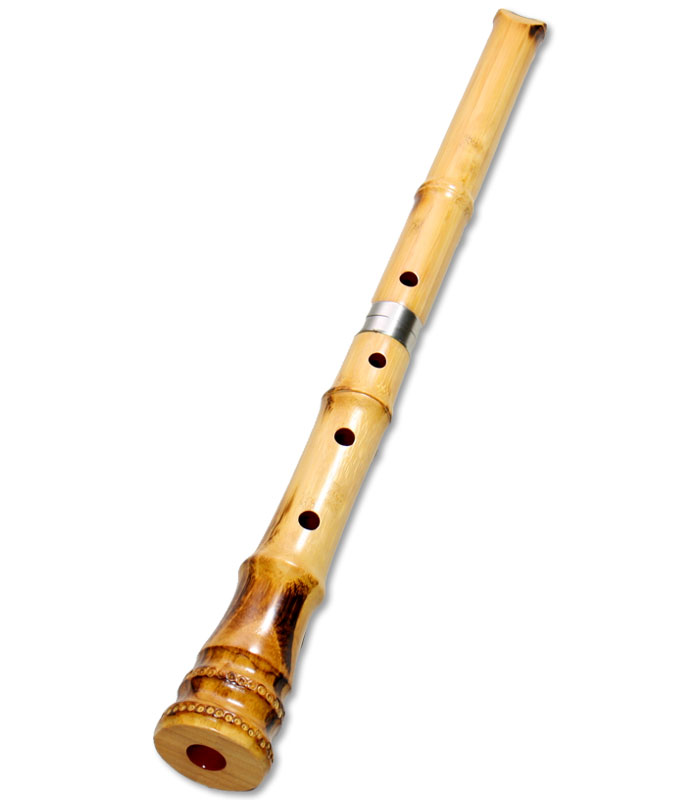 尺八本体 竹製 5穴49㌢1.6寸 尺八 (しゃくはち） 玉山銘 真竹 都山流 1