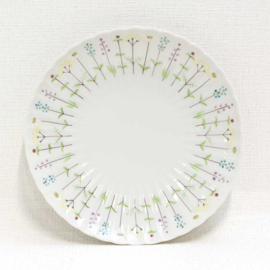 ⬛【高級五彩】九谷焼37cm特大皿 ♥おもてなし皿に♥ヴィンテージ