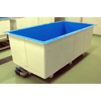 貝類・稚魚用FRP水槽（2400L）/MA47KT-2.4K/測定/包装/物流/専門