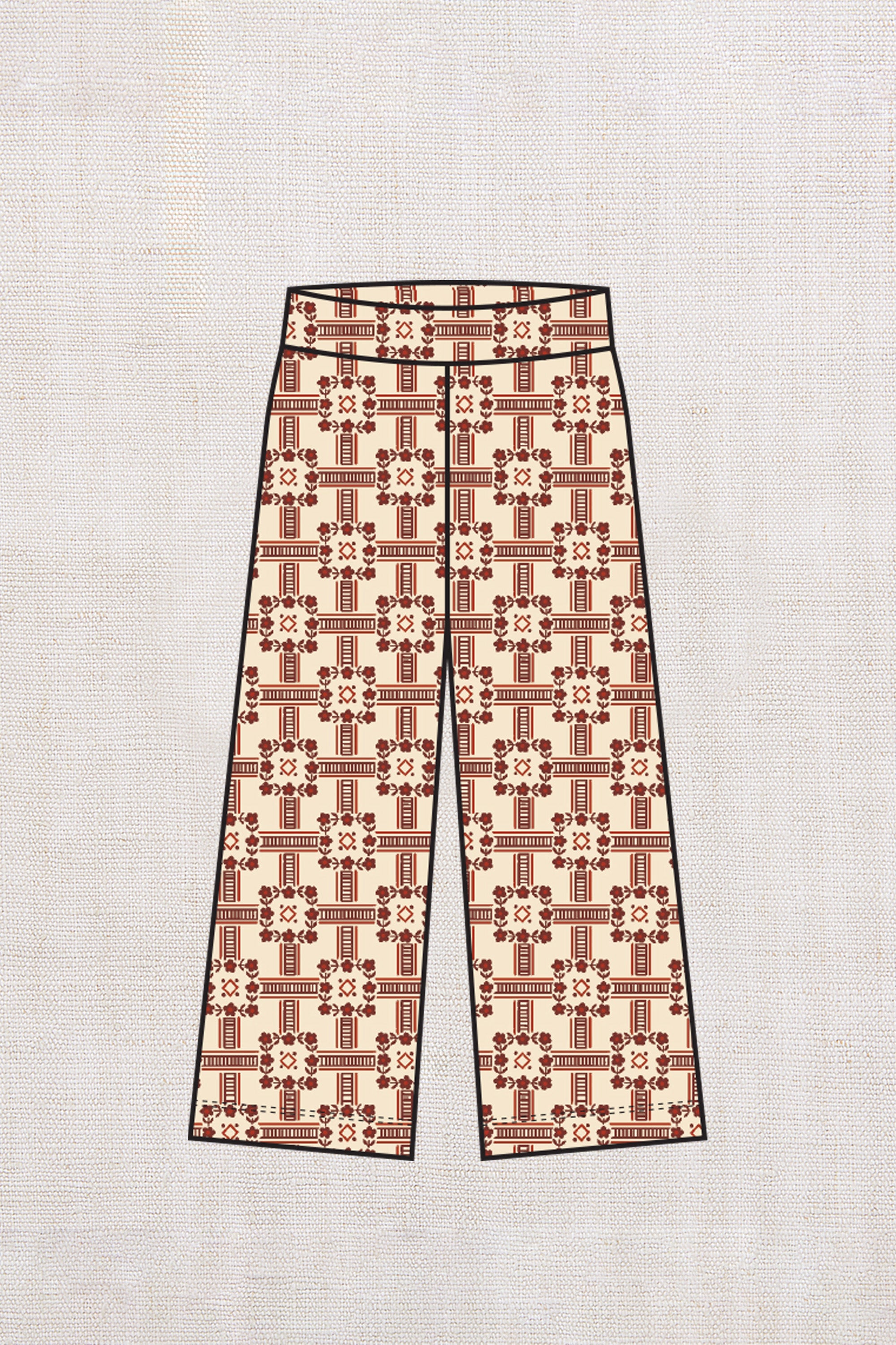 ボトムス・スパッツ misha and puff A-Pant Railroad Floral 5y A-Pant