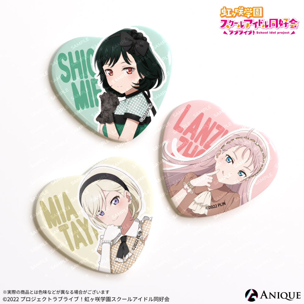 虹ヶ咲スクールアイドル同好会 三船栞子 缶バッジ C100 65個セット