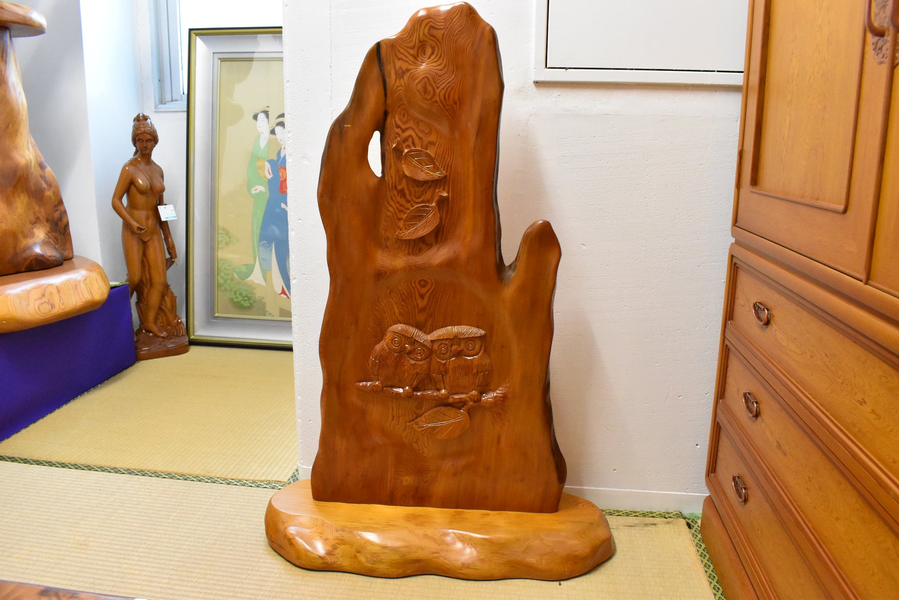 屋久杉 衝立〔yaku041〕 – 府中家具の館