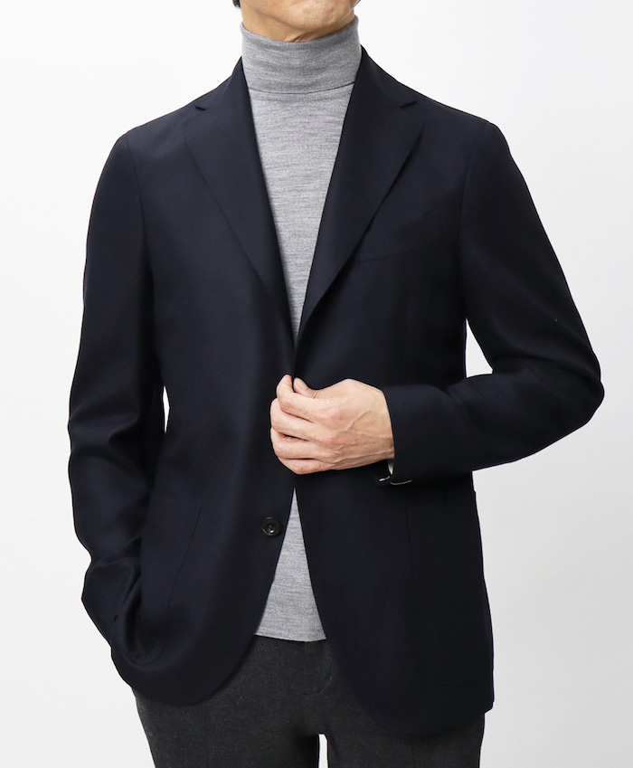 lad musician スラックス ネイビー 42