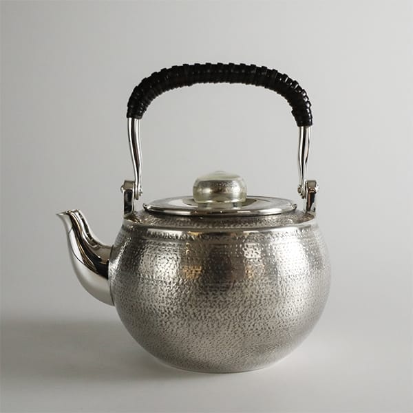福介商店｜【大淵銀器】丸型純銀急須0.3L