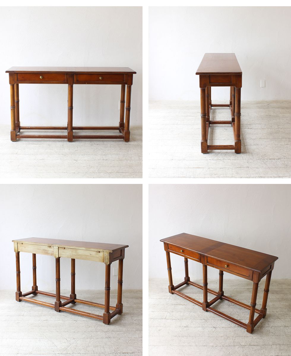 英国ビンテージ レトロ楕円形サイドテーブル アンティーク 英国