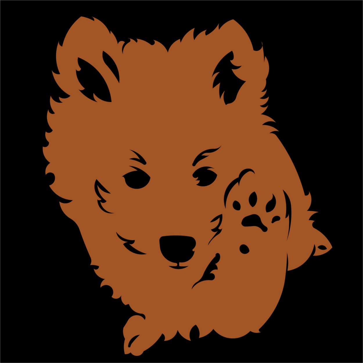 日本スピッツ ステッカー スピッツ カッティングステッカー仔犬 車 名