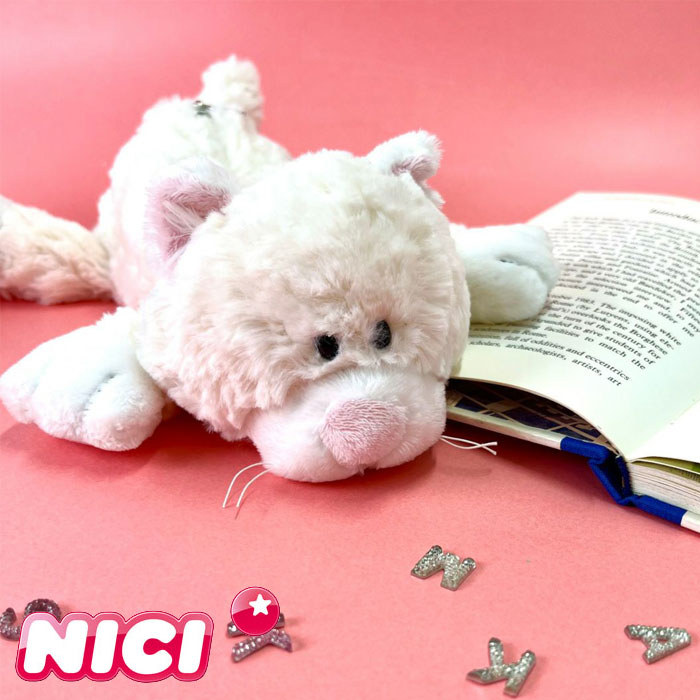 nici（ニキ） フィギュアポーチ シロネコ ペンケース ポーチ 小物入れ