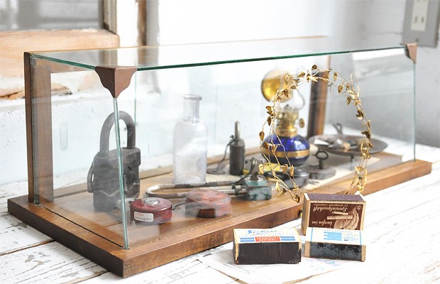 ガラスケース ショーケース おしゃれ コレクションケース レトロ