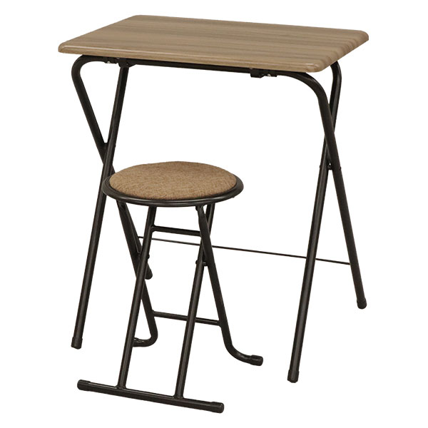 デスク チェア セット テーブル 折り畳み 完成品 折りたたみテーブル