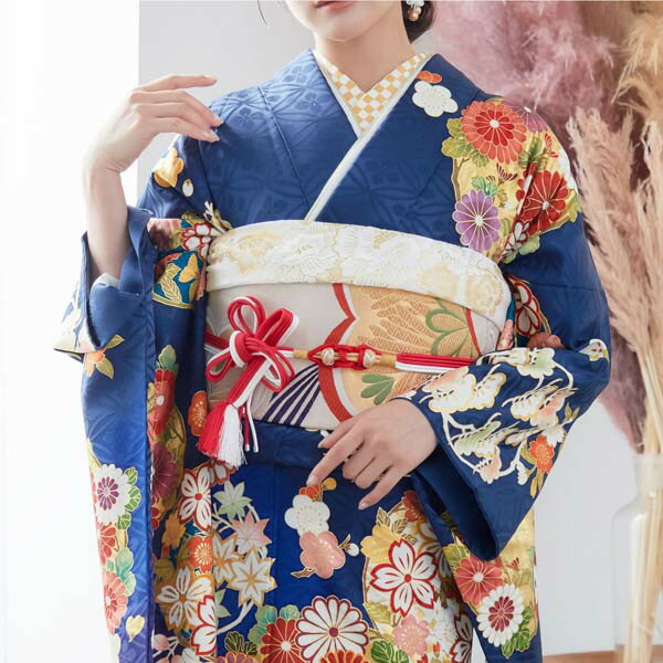 新品仮絵羽(未仕立て)振袖【吉澤織物】 新品仮絵羽(未仕立て)振袖【