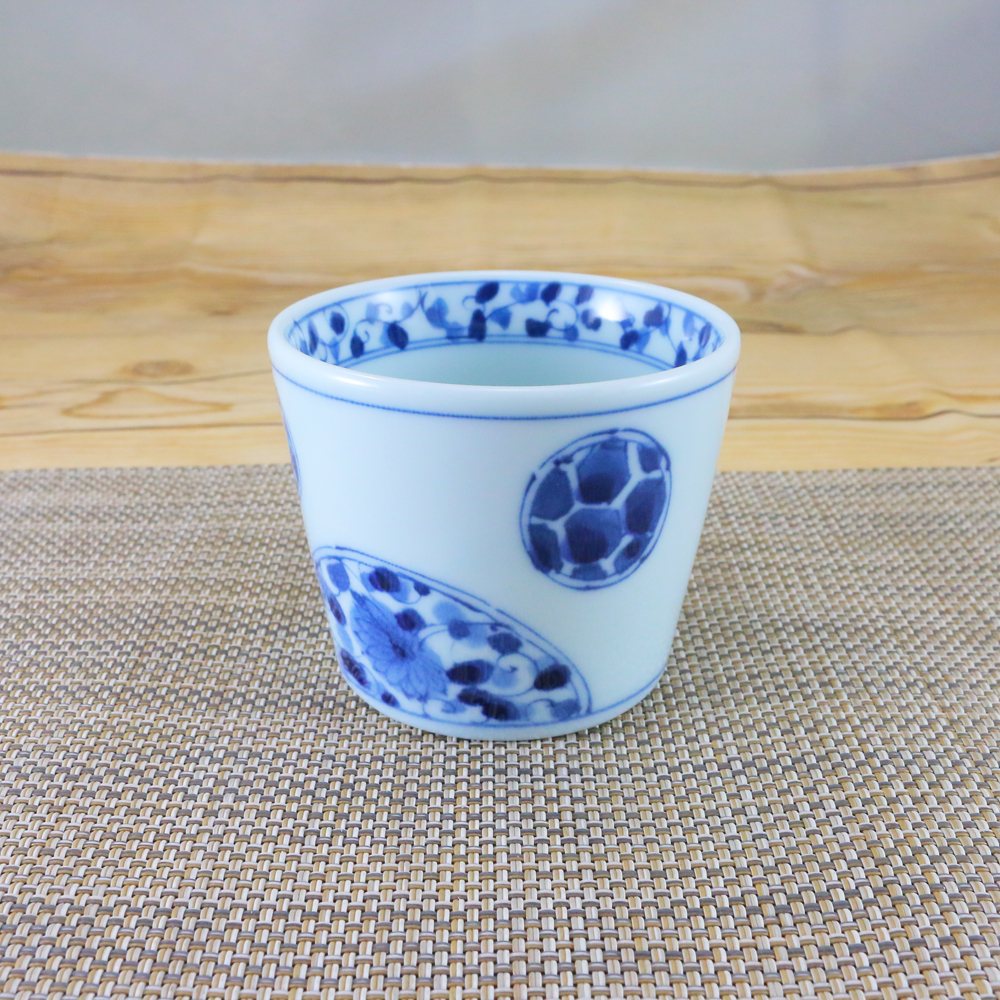 そば猪口 美濃焼 花伊万里A型蕎麦猪口（5個セット） コップ 湯呑｜和