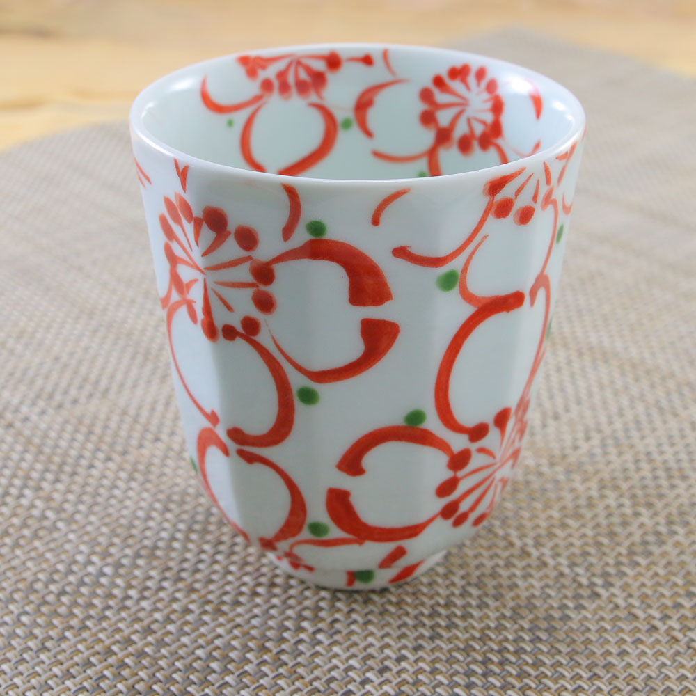 手描・有田焼・湯呑茶碗・高さ9cm 【公式通販】