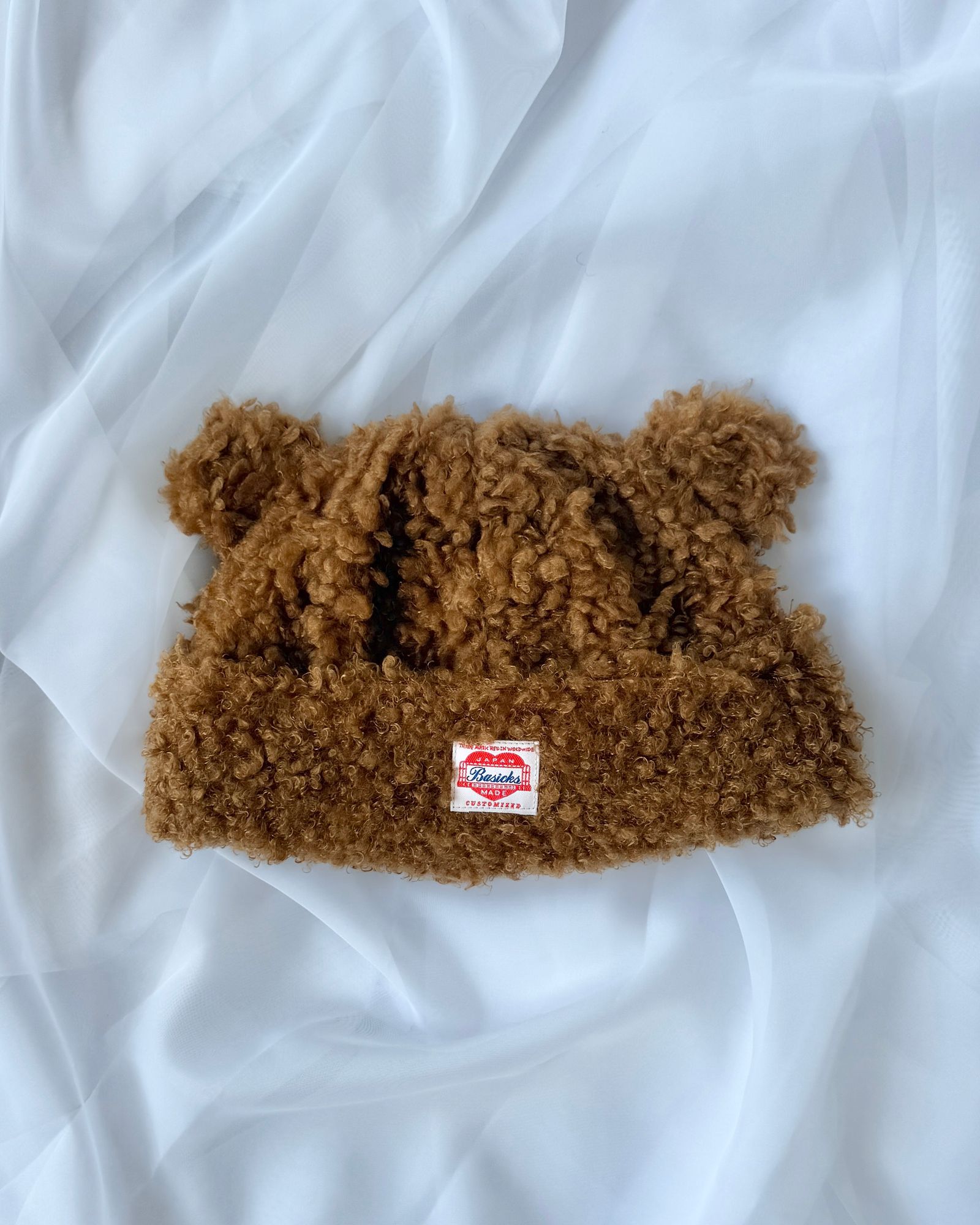 BASICKS - Bear Beanie / ベアビーニー (ダークブラウン) | Sir online