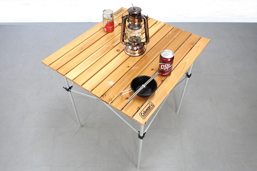 Coleman 折りたたみテーブル ナチュラルウッド コールマン アウトドア