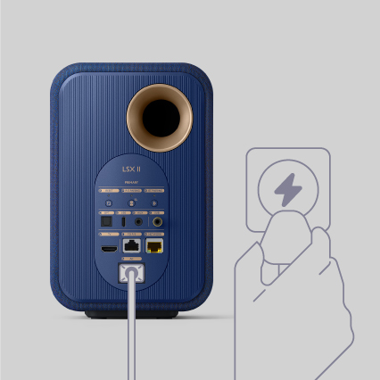 開封と接続 ( LSX II ) - KEF SoundLab