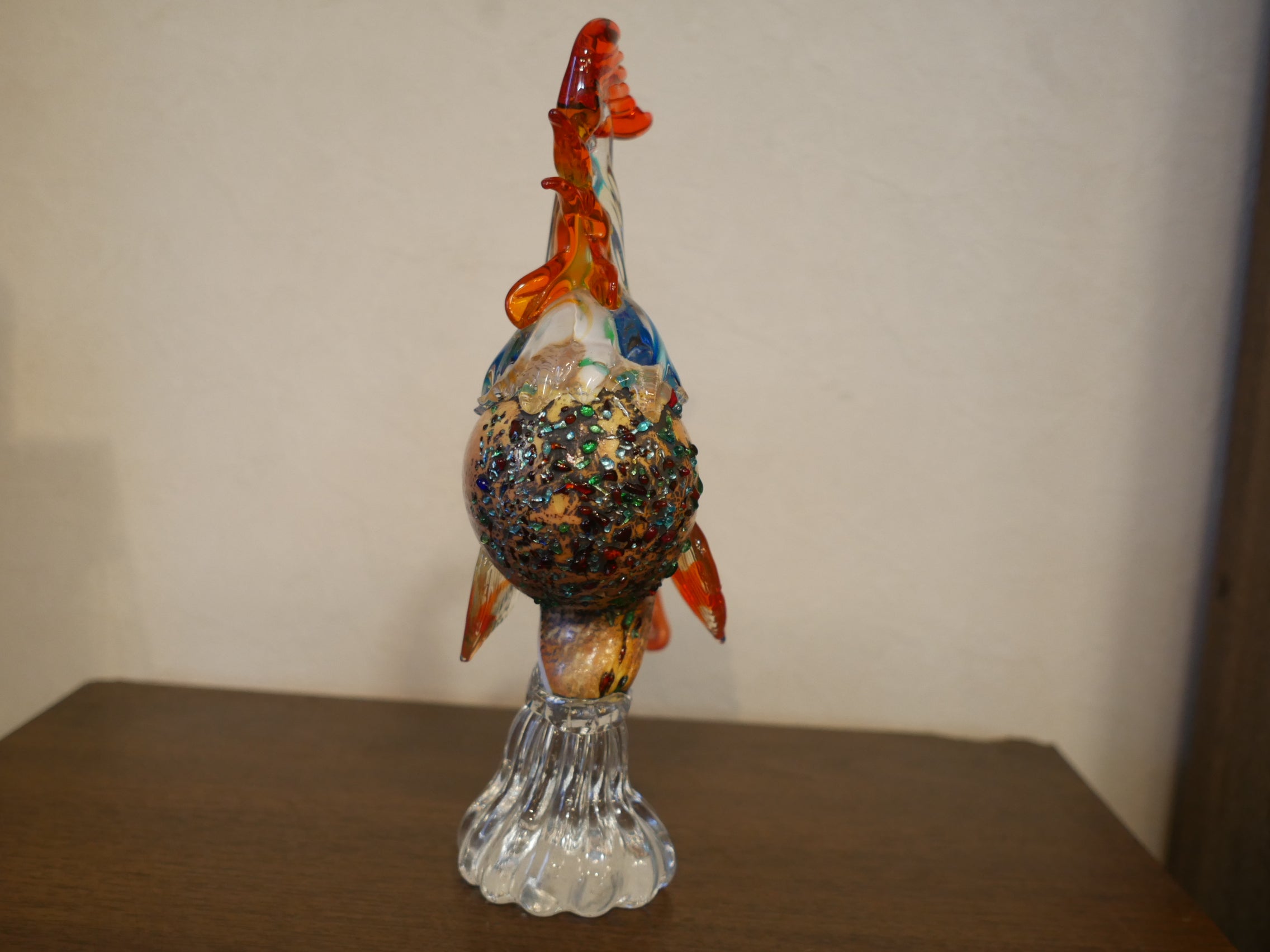 MURANO Formia ムラーノ ヴェネチアン 鶏 美術品 工芸 イタリア製