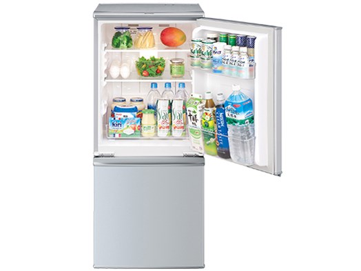 清掃済み SHARP シャープ 冷蔵庫 SJ-D14A-W 2015年 137L シャープ