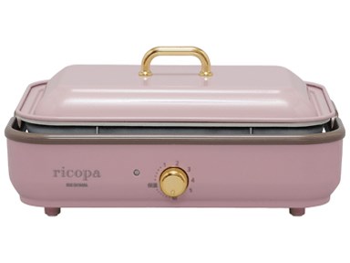 アイリスオーヤマ ホットプレート MHP-R102 -PA アッシュピンク 2WAY