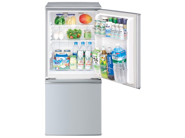 SHARP 2ドア冷蔵庫 SJ-KS14-FG 2010年製 SHARP 2ドア冷蔵庫 SJ-KS14-FG