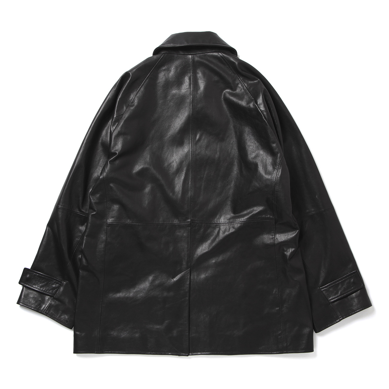 stein / シュタイン | LEATHER HALF COAT - Black | 通販 - 正規取扱店