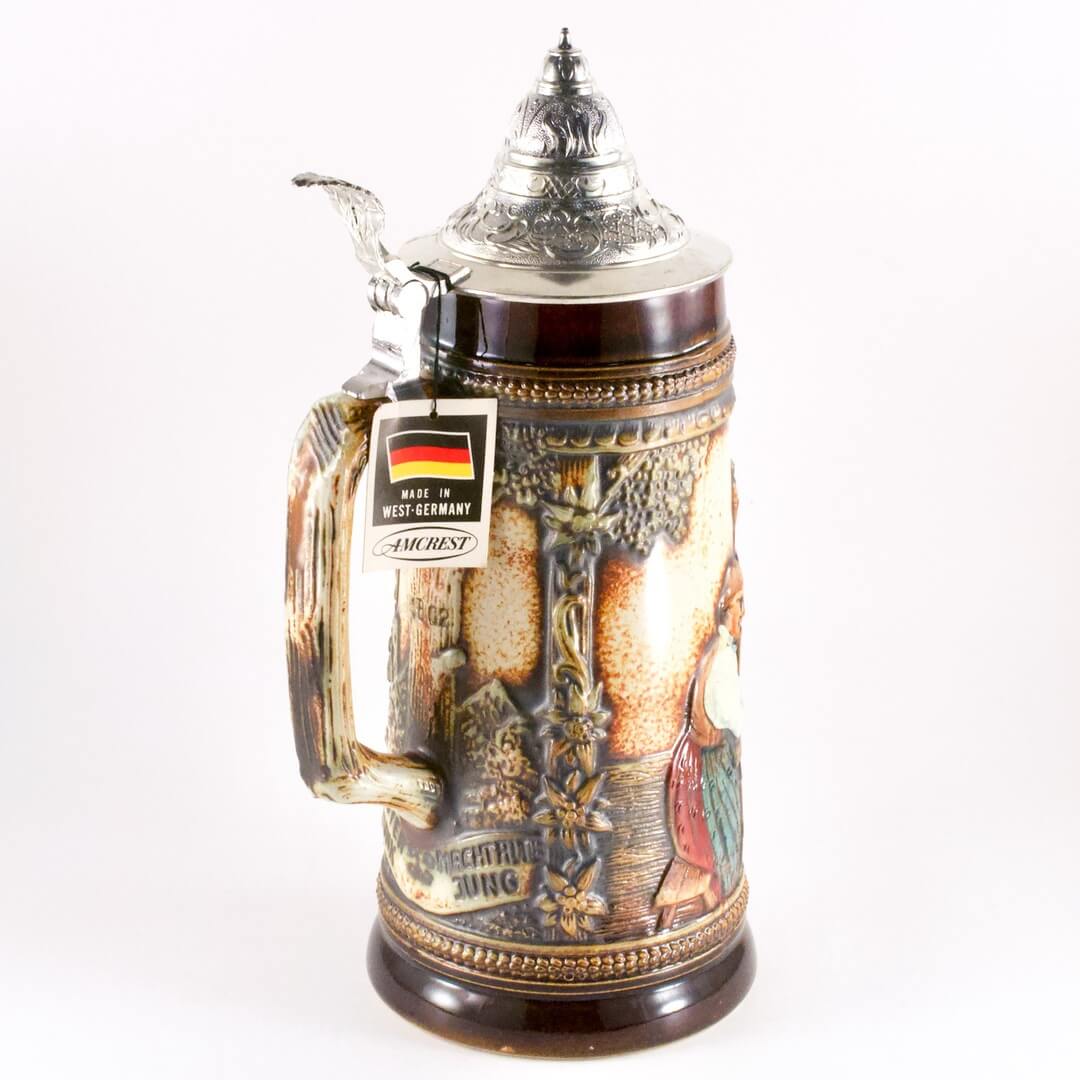 西ドイツ GERZIT GERZ Bierseidel ビアマグ 陶器 ビールジョッキ 未